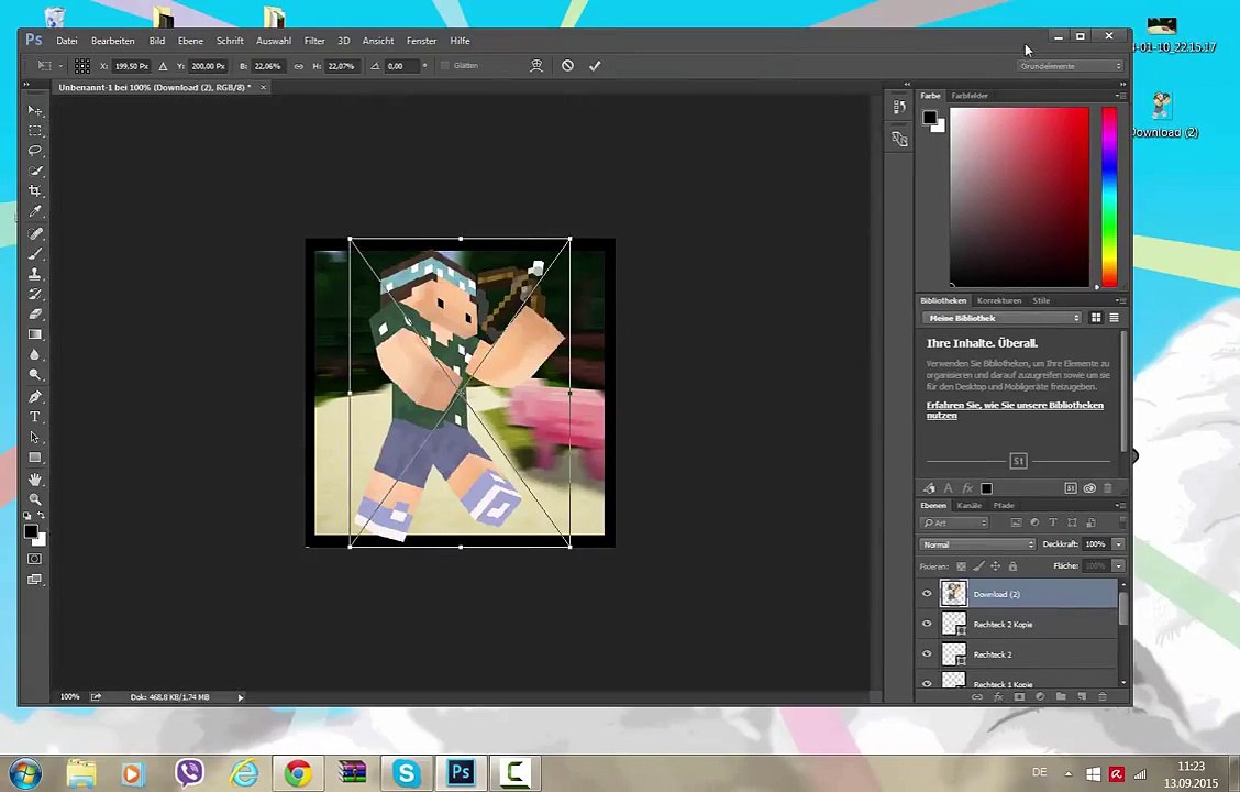 PhotoShop "Speedart" #2 ByDxniel