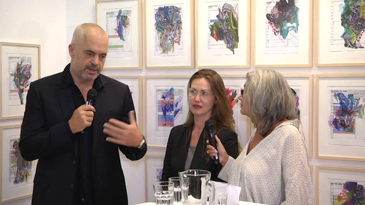 100 piktura të Ramës ekspozohen në Gjermani, “Janë pjesë e punës“