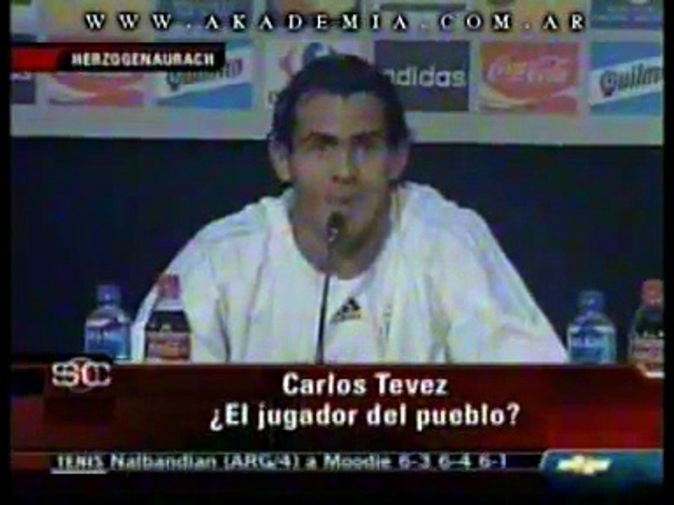 Conferencia de Carlos Tevez