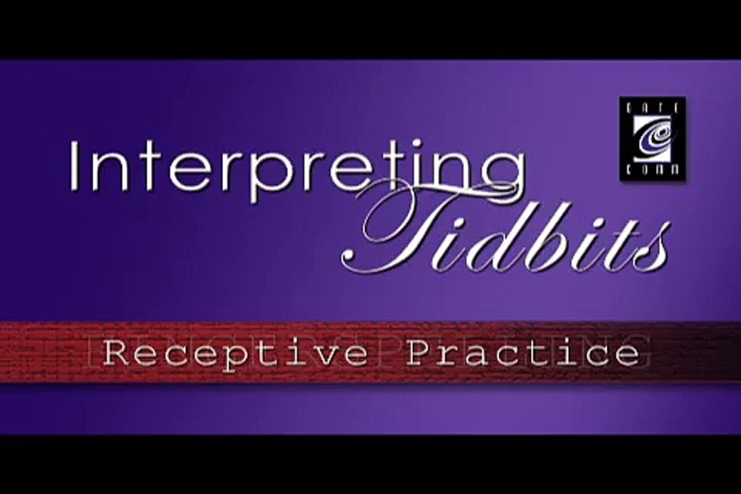 Interpreting Tidbits: FINGERSPELLING