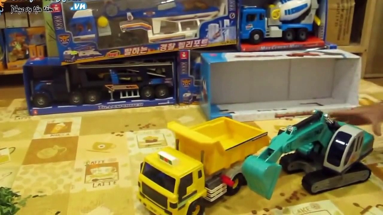 TRUCK AND EXCAVATOR TOY - XE TảI MáY XúC DAESUNG TOYS