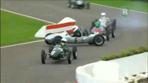 Nigel Ashman spins out at Goodwood Revival