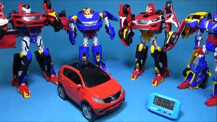 Ou robot Z jet 1 minute dans la transformation de la transformation de la vidéo jouet Tobot Z transformation en 1 Min.