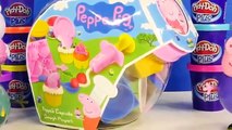 Play Doh Peppa Pig Cupcake Dough Playset Toys Playdough Cake Desert Juguetes de Plastilina