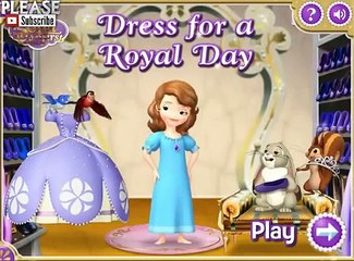 Princess Sofia Cartoon Games for Kids Dress for A Royal Day ???????
