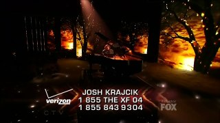 The X Factor 2011 USA  Top 4    Josh Krajcik   Hallelujah