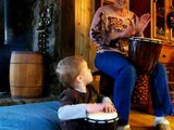Luke my Grandson playing the Djembe Drumming 20 months old