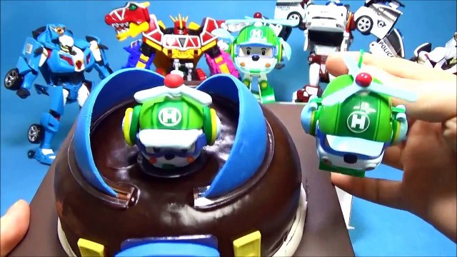 Voiture Robot Naples de la communauté! De santé de la structure et du fonctionnement gâteau Robocar Poli gâteau & jouets