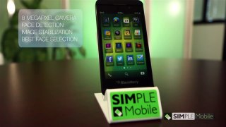 SIMPLE Mobile BlackBerry Z10 Hands On Overview