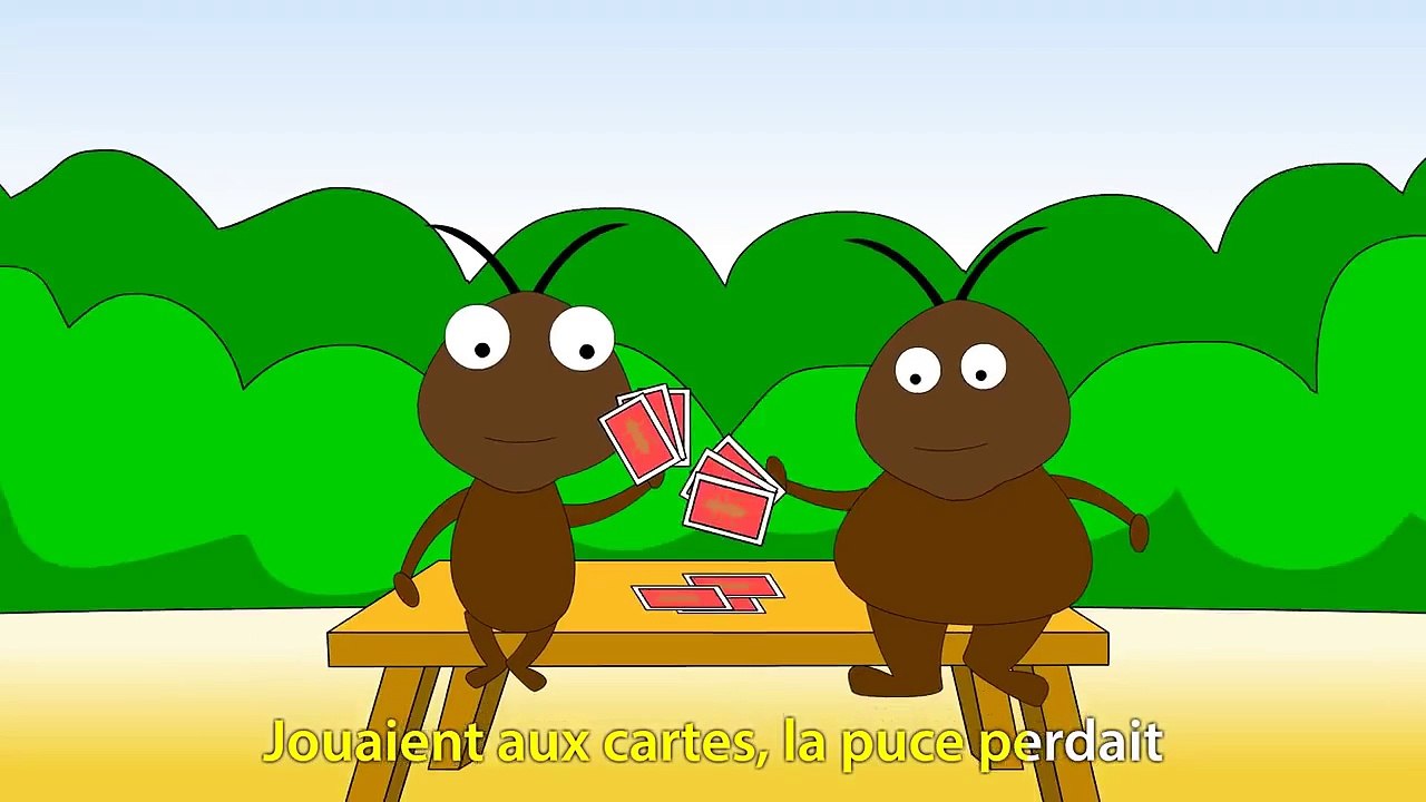Une puce, un pou