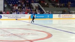 Medvedeva new FS 13.09.2015 open skates in Sochi