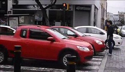 What Happened When a Man Stopped a Car