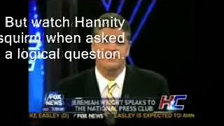 Sean Hannity Squirms