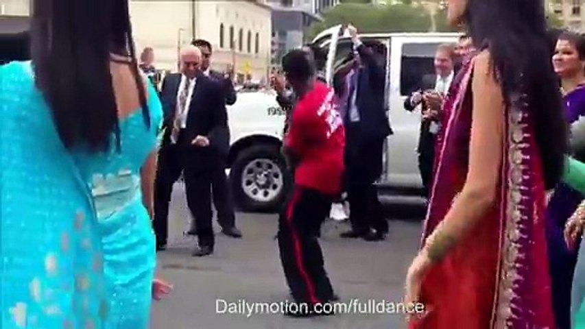 Desi Wedding Dance on UK Roads