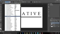 3D Text Effect in Photoshop CS6 & CC Tutorial