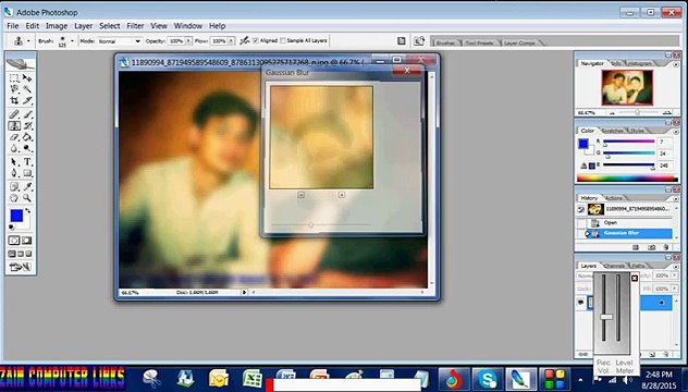 Photoshop Tutorial Depth of Field Using Gaussian Blur and Smart Filters