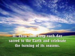 The 10 Commandments of Mother Earth