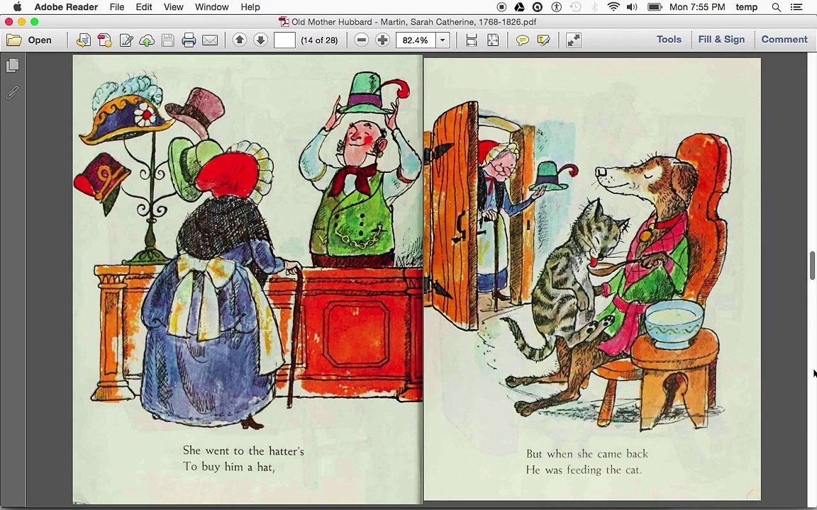 Old Mother Hubbard (read aloud)