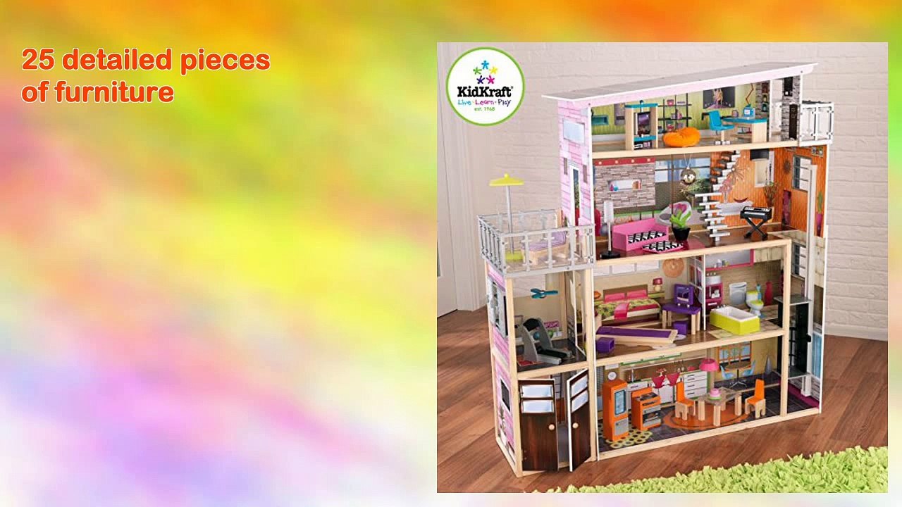 Kidkraft Girls Soho Townhouse with Furniture