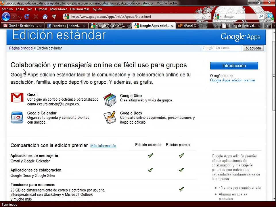 Como configurar Gmail para dominio Propio parte 1