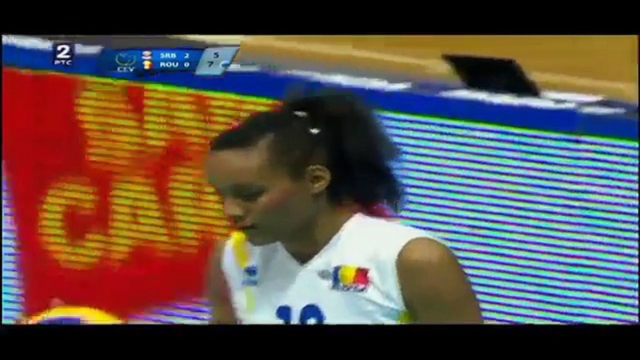 Serbia - Romania 3-0 (2011 CEV ECH: QUAL Play-off, 28.09.2011), set 3