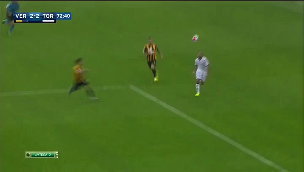 Verona 2-2 Torino: Afriyie Acquah goal