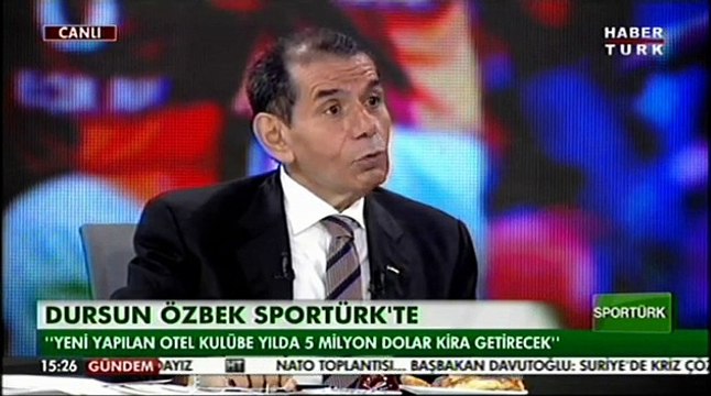 Dursun Özbek: G.Saray taraftarı maç günü...