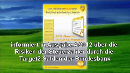 TARGET 2: 600 Mrd. für Steuerzahler (Prof. Sinn Jens Weidmann Brief Bundesbank Euro-Krise 2012 EZB)
