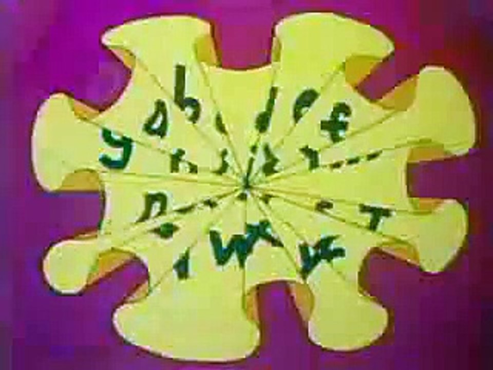 Classic Sesame Street animation - Jazzy Alphabet