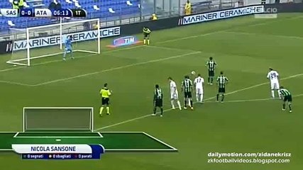 Nicola Sansone Incredible Penalty Miss | Sassuolo v. Atalanta 13.09.2015 HD