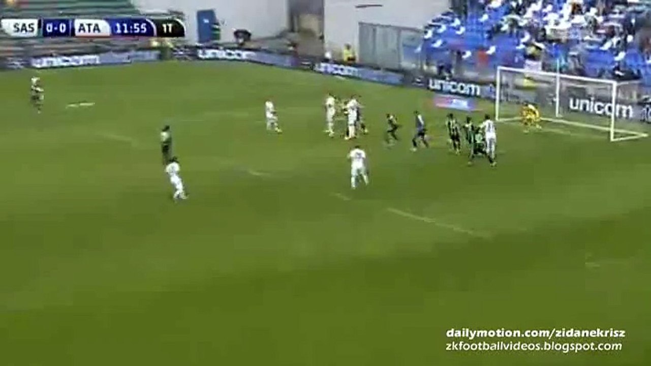 0-1 Mauricio Pinilla Amazing Bicycle-Kick GOAL | Sassuolo v. Atalanta 13.09.2015 HD
