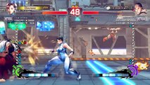 Ultra Street Fighter IV battle: Chun-Li vs Ryu