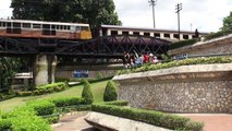 Ordinary Train n 257 & Excursion Train n 915 @ River Kwai Bridge Death Railway