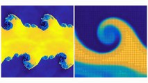 Kelvin-Helmholtz instability - Discontinuous Galerkin hydrodynamics