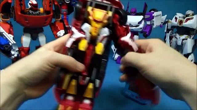 Hello car robot Santa Fe Lake Washington for 1 minute in the transformation to the transformation video card robot toy Hello Carbot Santafe Rescue and transformation in 1 Min.