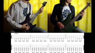 7) Rammstein - Rosenrot (Guitar & Bass lesson + TABs | Cover HD)