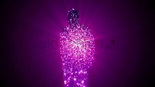 Dancing Man on Star Background  - motion graphics element