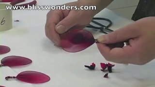 How To Make Nylon Flowers 03 (Medium Rose) blisswonders.com