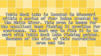 Finding The Best Table Rock Lake Fishing Guides
