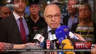 American passengers overpower gunman in France train shooting   CCTV News   CCTV com English