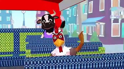 The Wheels On The Bus For Kids | Two Little Dicky Birds Nursery Rhymes with Lyrics