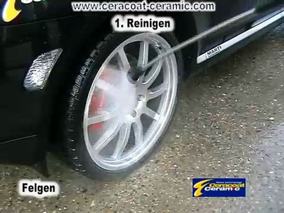 Ceracoat - Anwendung Felgen
