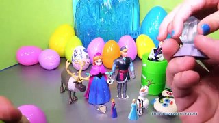 FROZEN Disney Frozen Elsa and 30 Surprise Eggs a Frozen Surprise Egg Video