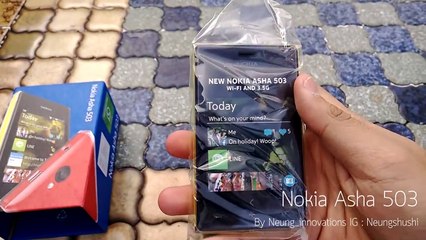 Unbox and short review Nokia asha 503 /// แกะกล่องและรีวิวเล็กน้อย Nokia Asha 503 รองรับ 3G