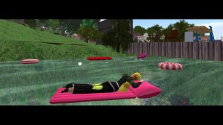 Sunbathing in Second Life