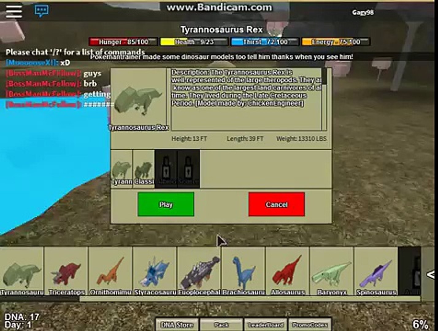 Roblox Dinosaur Simulator Part 1 Cz Kid Gaming Video Dailymotion