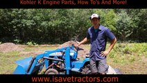 Ford LGT 145 Garden Tractor Front End Loader and Landscape Rake at Work
