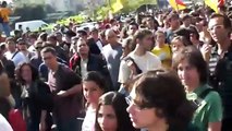 Manifestazione degli studenti universitari di Palermo contro la Gelmini-Corteo di Medicina