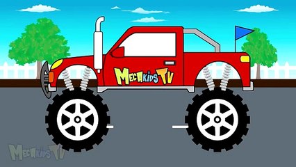 Police Monster Truck  Car Wash Video for Kids & Toddlers - video  Dailymotion