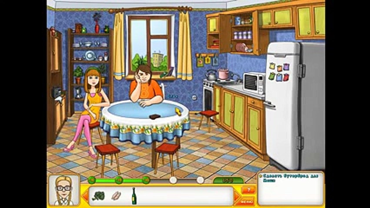 Прохождение игры Папины дочки Полежайкин учит физику